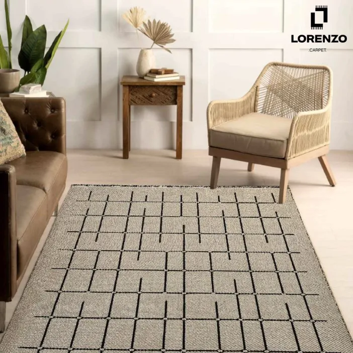 فرش ماشینی طرح لورنزو _ 2471 B - تصویر 3