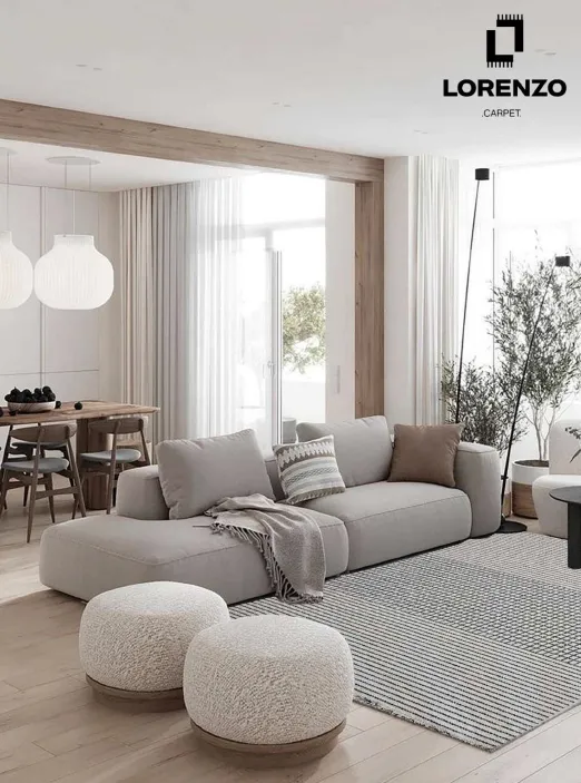 فرش ماشینی طرح لورنزو _ 2472 C - تصویر 3